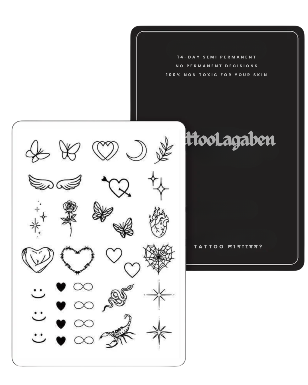 Semi Permanent Tattoo Pack- Cutesy