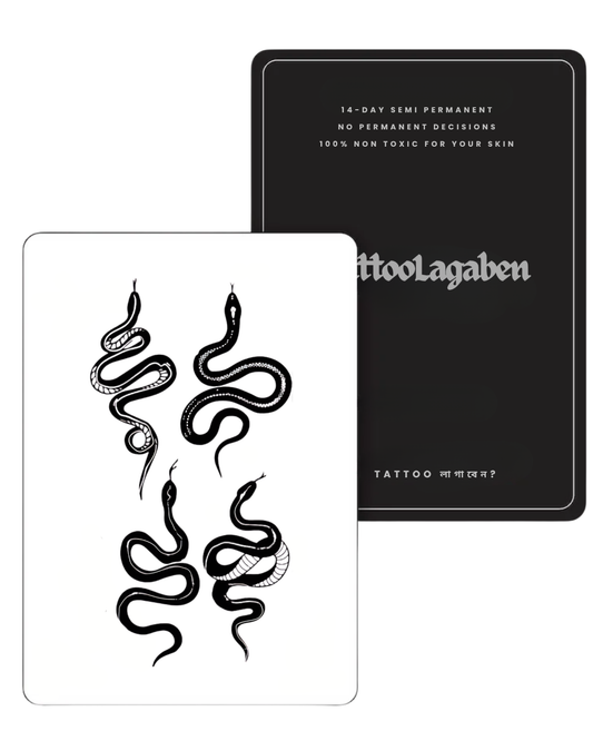 Semi Permanent Tattoo Pack - Serpents 02