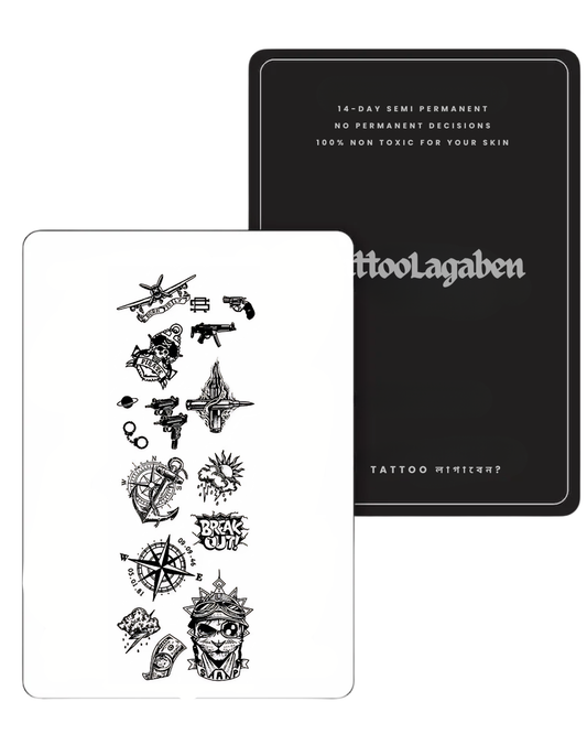 Semi Permanent tattoo pack- Violence 2