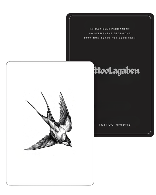 Semi Permanent Tattoo - Sparrow