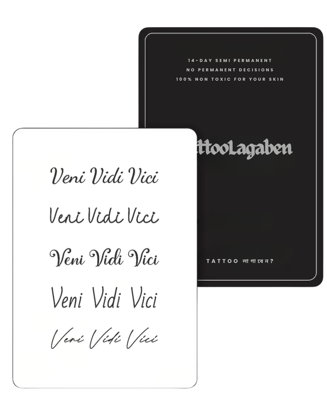 Semi Permanent Tattoo - Vini Vidi Vici