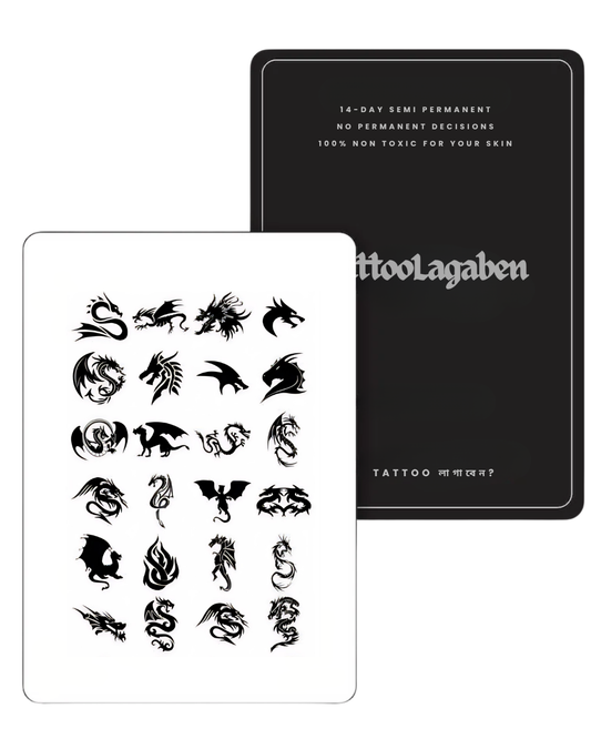 Semi Permanent Tattoo Pack- Dracarys